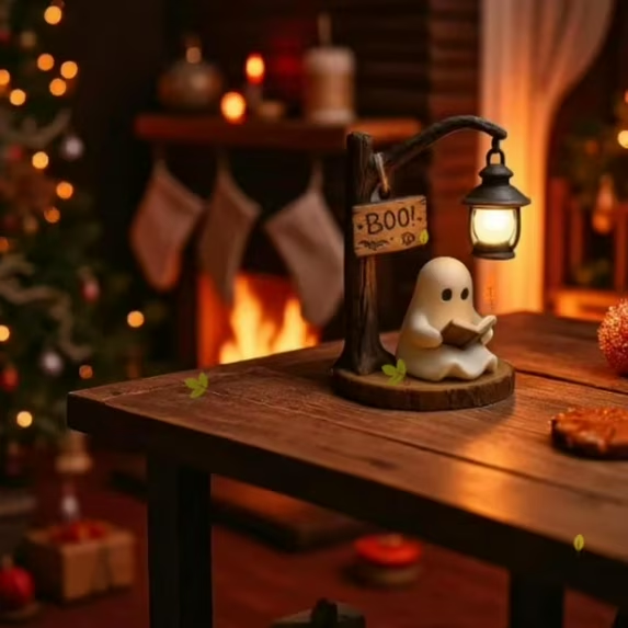 👻Reading Ghost LED Lantern Ornament