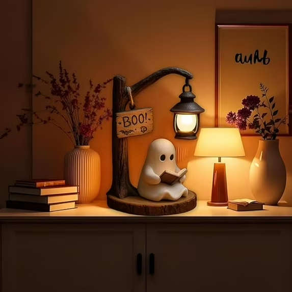 👻Reading Ghost LED Lantern Ornament