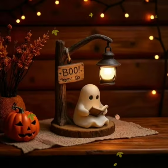 👻Reading Ghost LED Lantern Ornament