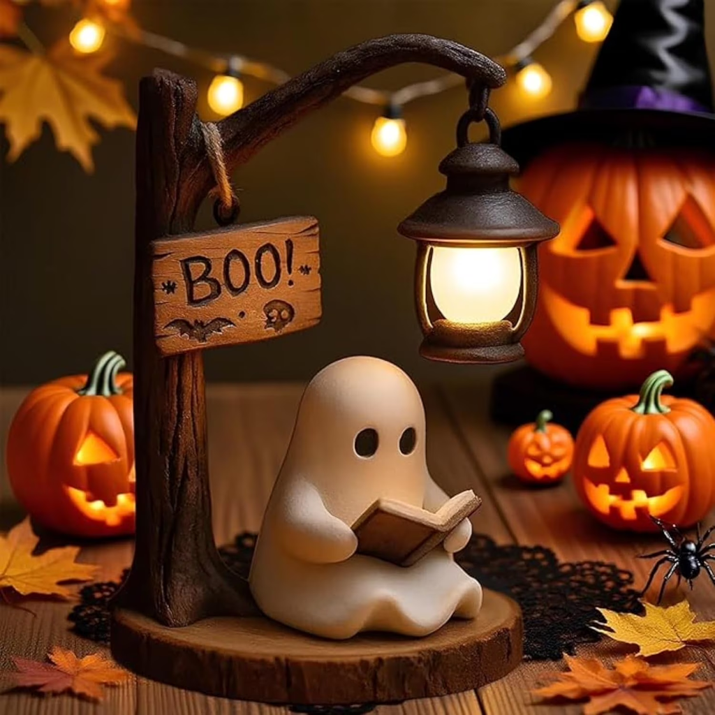 👻Reading Ghost LED Lantern Ornament
