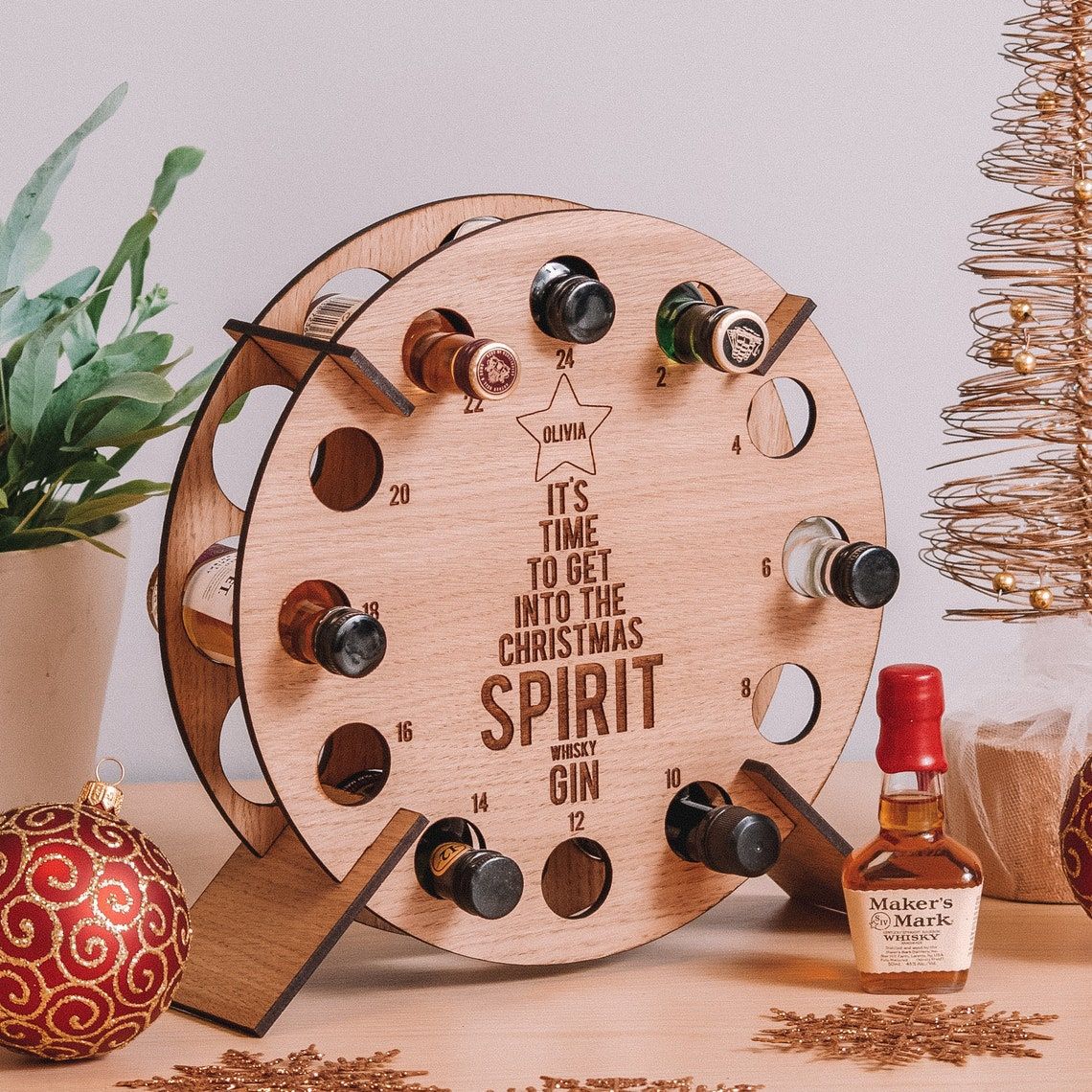 Advent Calendar For Drink Holder